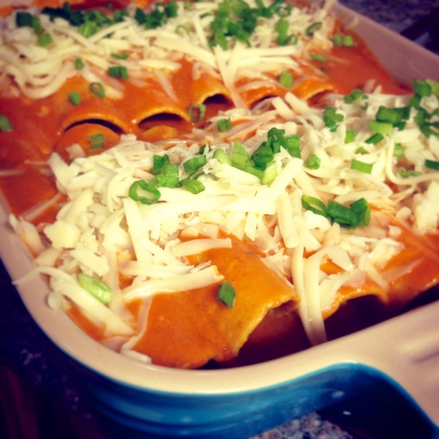 Chicken Enchiladas with Homemade Red Enchilada Sauce Alaska from Scratch