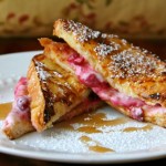 French Toast Stuffed with Cranberry Cream Cheese