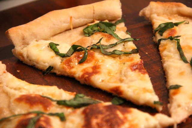 Thin Crust White Pizza