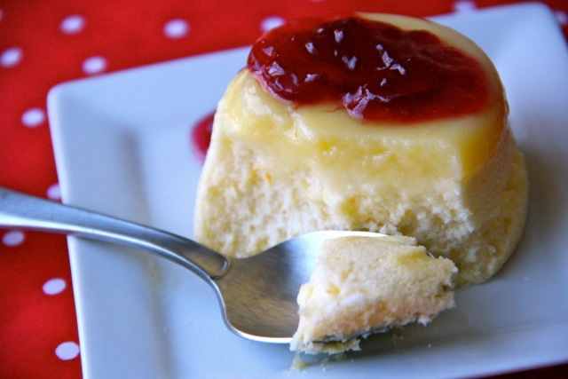 Meyer Lemon Pudding Cakes