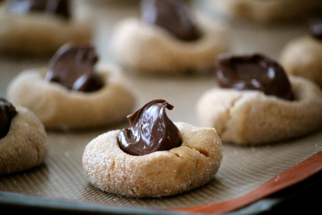 IMG 5364 Nutella Stuffed Peanut Butter Cookies