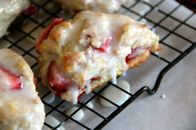strawberry shortcake scone