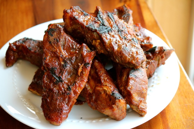 Country Ribs with Sassy Barbecue Sauce via Alaska from Scratch