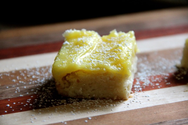 Pineapple Curd Bars with Coconut Shortbread Crust