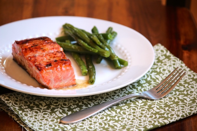 Honey Glazed Salmon with Brown Butter Lime Sauce via Alaska from Scratch