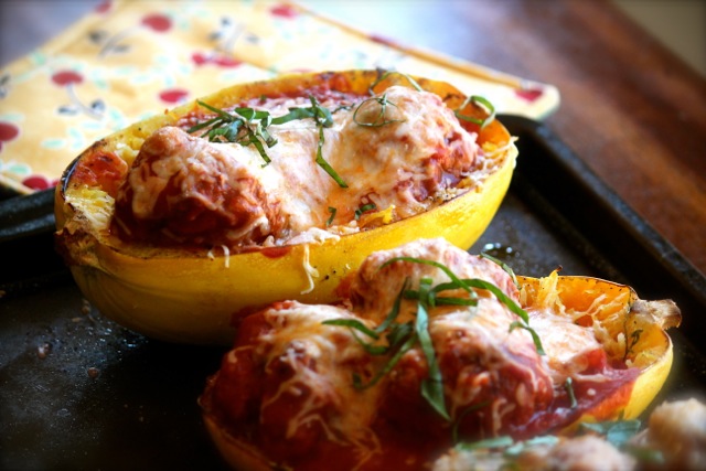 Spaghetti Squash & Meatballs photo Spaghetti Squash & Meatballs
