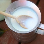 Cultured Buttermilk in a Mason Jar