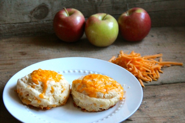 Cheddar Apple Buttermilk Biscuits