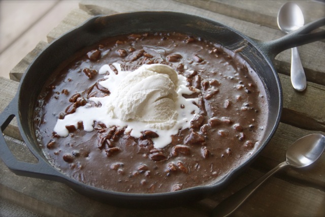 Warm Chocolate Skillet Cake photo Warm Chocolate Skillet Cake