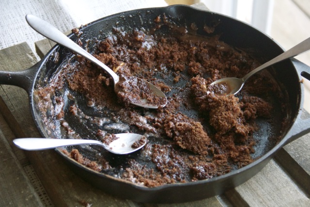 Warm Chocolate Skillet Cake photo Warm Chocolate Skillet Cake