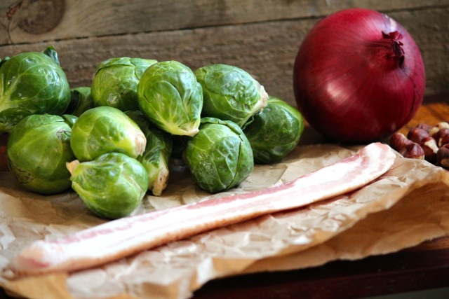 Brussels Sprouts with Bacon & Hazelnuts photo Brussels Sprouts with Bacon & Hazelnuts