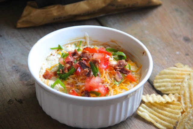 Bacon Ranch Baked Potato Dip 