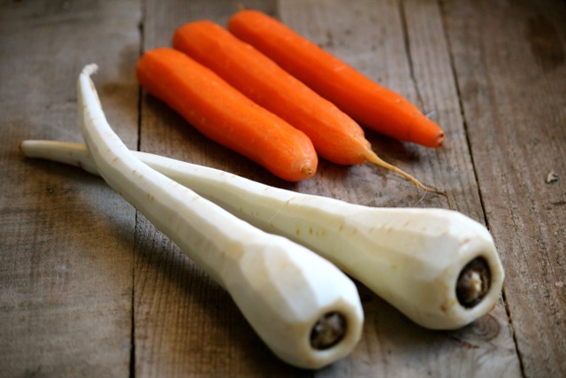 Maple Roasted Carrots & Parsnips photo Maple Roasted Carrots & Parsnips