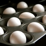 Hard-Cooked Eggs in a Muffin Pan
