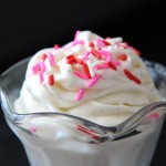 Greek Vanilla Bean Frozen Yogurt {Soft Serve Style}