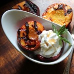 Grilled Peaches with Cinnamon Honey Butter