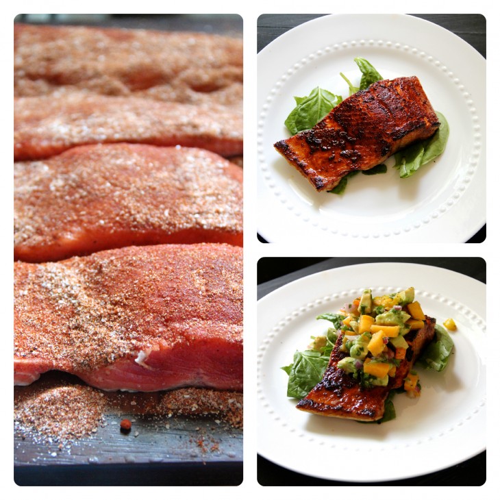 Salmon Collage