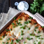 Chicken Enchiladas with Homemade Red Enchilada Sauce