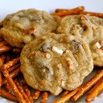 Salty Sweet Pretzel Cookies