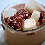 Peppermint Chocolate-Dipped Marshmallows