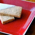 Coffee & White Chocolate Shortbread Cookies