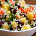Mango & Black Bean Quinoa Salad