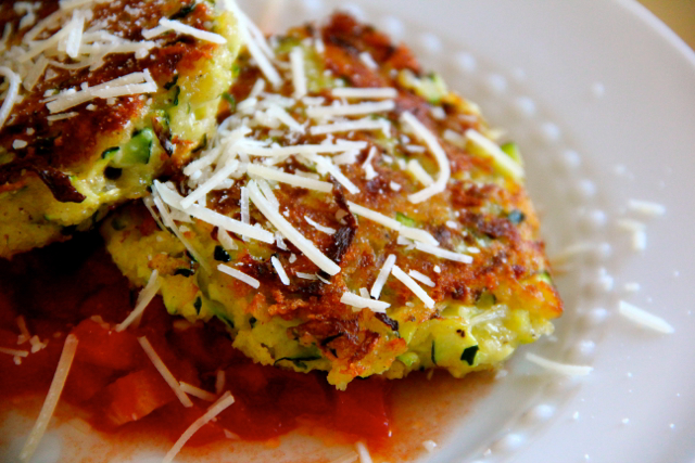 Zucchini Cakes via Alaska from Scratch