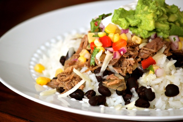 Chipotle Shredded Beef with Corn Salsa via Alaska from Scratch