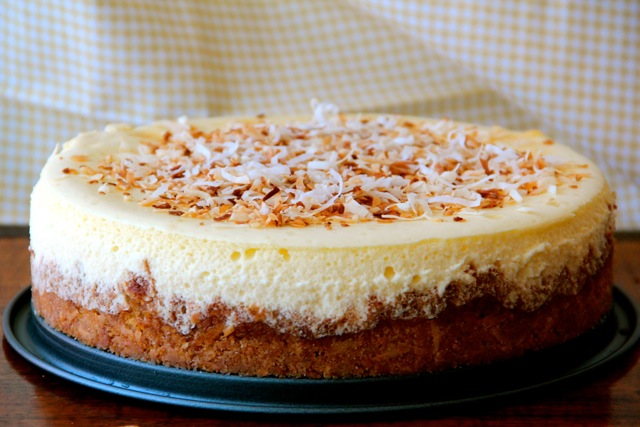 Coconut Cheesecake via Alaska from Scratch