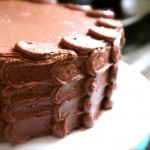 Chocolate Cake with Malted Chocolate Buttercream