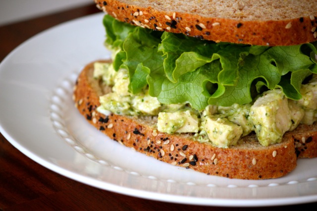 Pesto Chicken Salad via Alaska from Scratch