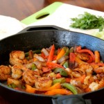 Shrimp Fajitas with Homemade Fajita Seasoning