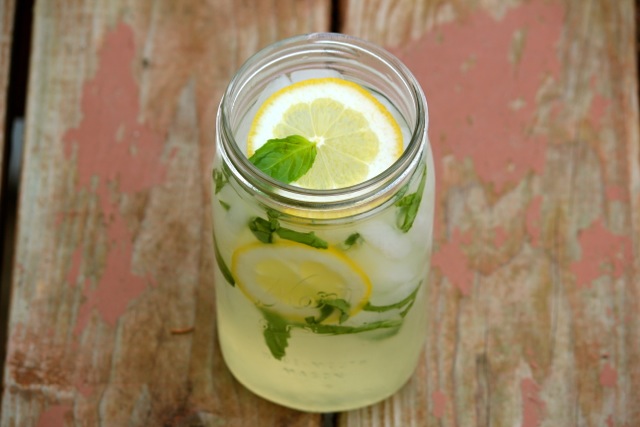 Basil Lemonade via Alaska from Scratch