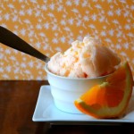 Orange Buttermilk Sorbet