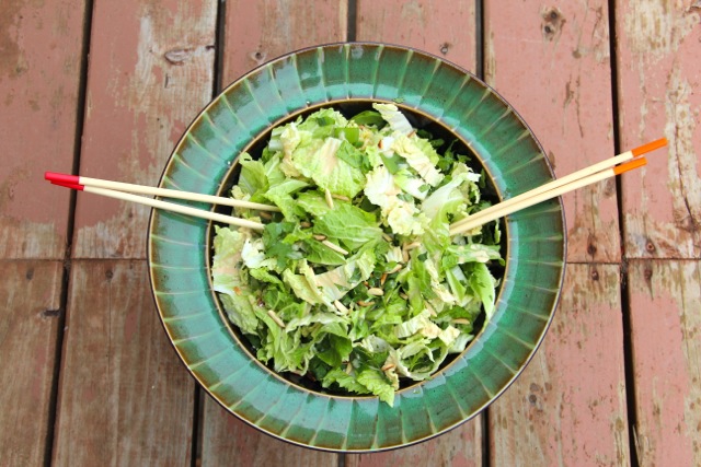 Sesame Napa Cabbage Salad via Alaska from Scratch