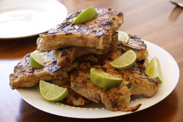 Lemongrass Grilled Pork Chops via Alaska from Scratch