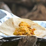 Campfire Breakfast Burritos