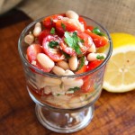 Grape Tomato & White Bean Salad