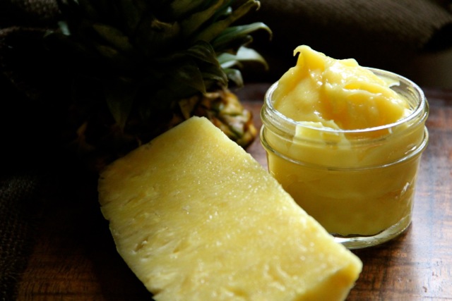 Pineapple Curd via Alaska from Scratch