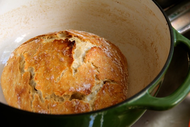 Dutch Oven Crusty Bread via Alaska from Scratch