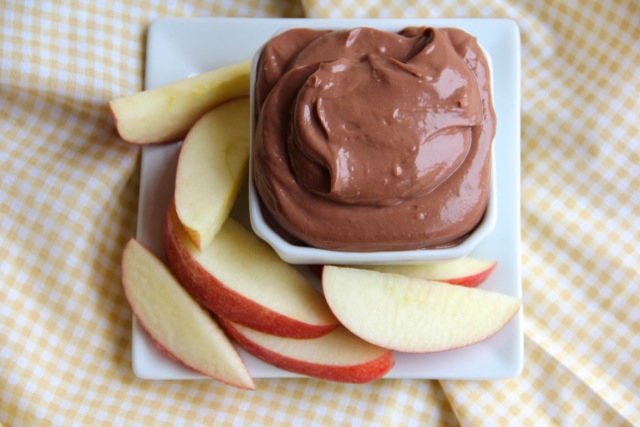 Nutella Yogurt Fruit Dip via Alaska from Scratch