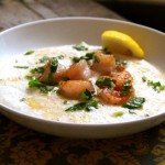 Lemon Garlic Shrimp & Grits