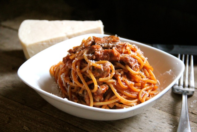 One Pot Spaghetti via Alaska from Scratch