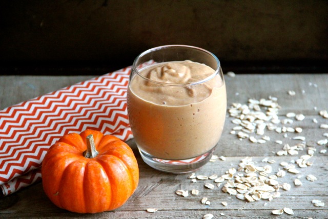 Pumpkin Pie Breakfast Smoothie via Alaska from Scratch