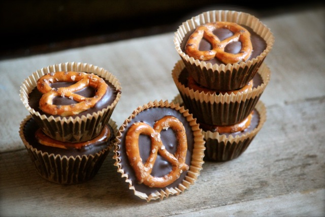 Pretzel Peanut Butter Cups via Alaska from Scratch