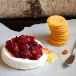 Baked Brie with Cranberry Chutney
