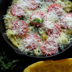 Tomato Basil Spaghetti Squash Bake