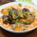 Steamer Clams in Ginger Red Curry Broth