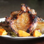 Pork Chops with Orange & Honey Glaze