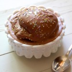 Chocolate Peanut Butter Frozen Yogurt {Soft-Serve Style}